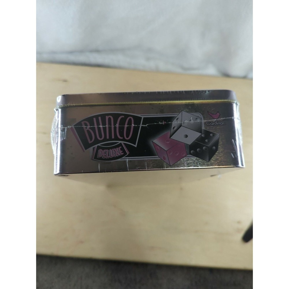 Bunco Deluxe Dice Game Cardinal Industries Pink Silver Tin Breast Cancer Edition - Picture 5 of 6